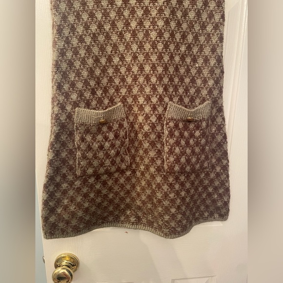 Zara Gold Buttons Knit Dress - Picture 8 of 13